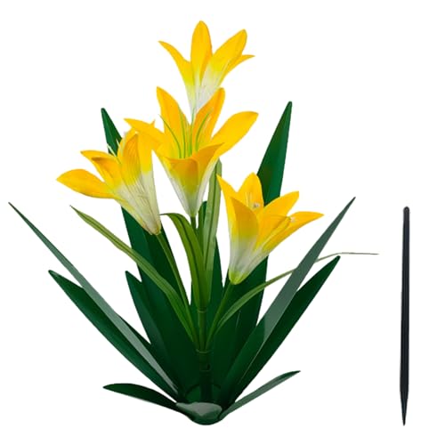 Elegant Decorative Garden Stakes Elevates Outdoor Area Yard Ornaments Eye Catching Flower Shape Flower Stake Colorful