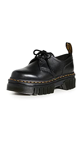 Dr. Martens Damen 3 x Eyeschuh Oxford, Black Nappa Lux, 38 EU