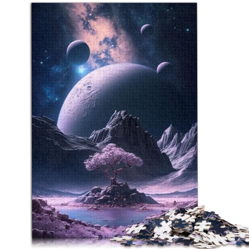 Puzzle Jigsaw Puzzle Celestial Grove Jigsaws 1000 Teile Holzpuzzle Jedes Teil ist einzigartig - Herausforderndes Familienspaßspiel 1000 Teile (50x75cm)