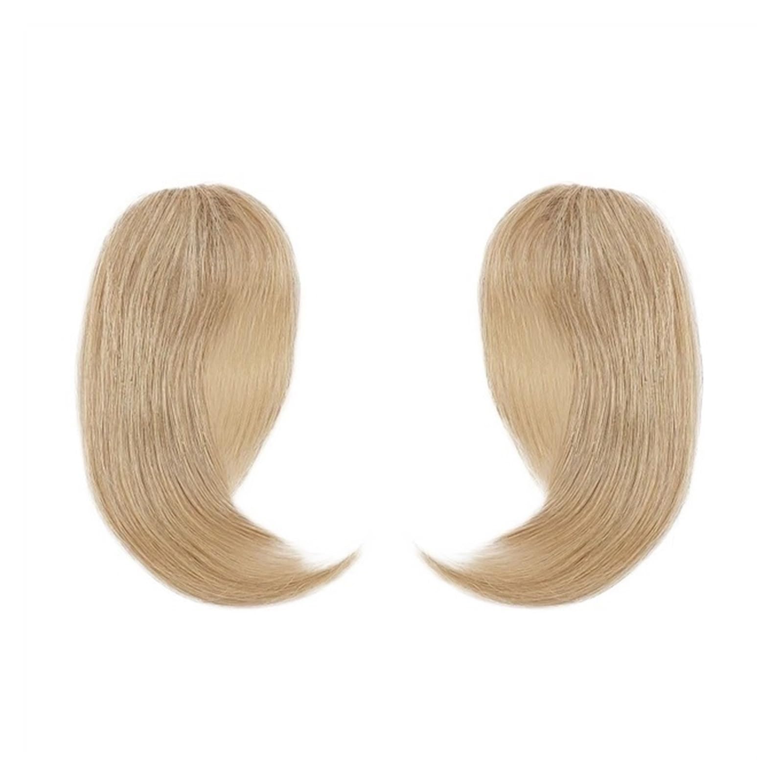 Pony Extension für Damen Clip-on-Pony aus 100% Echthaar mit Mittelteil, einseitiger/zweiseitiger Pony, Remy-Haar in Verlängerung, französischer unsichtbarer 2-teiliger Pony Fringe Bangs(F)