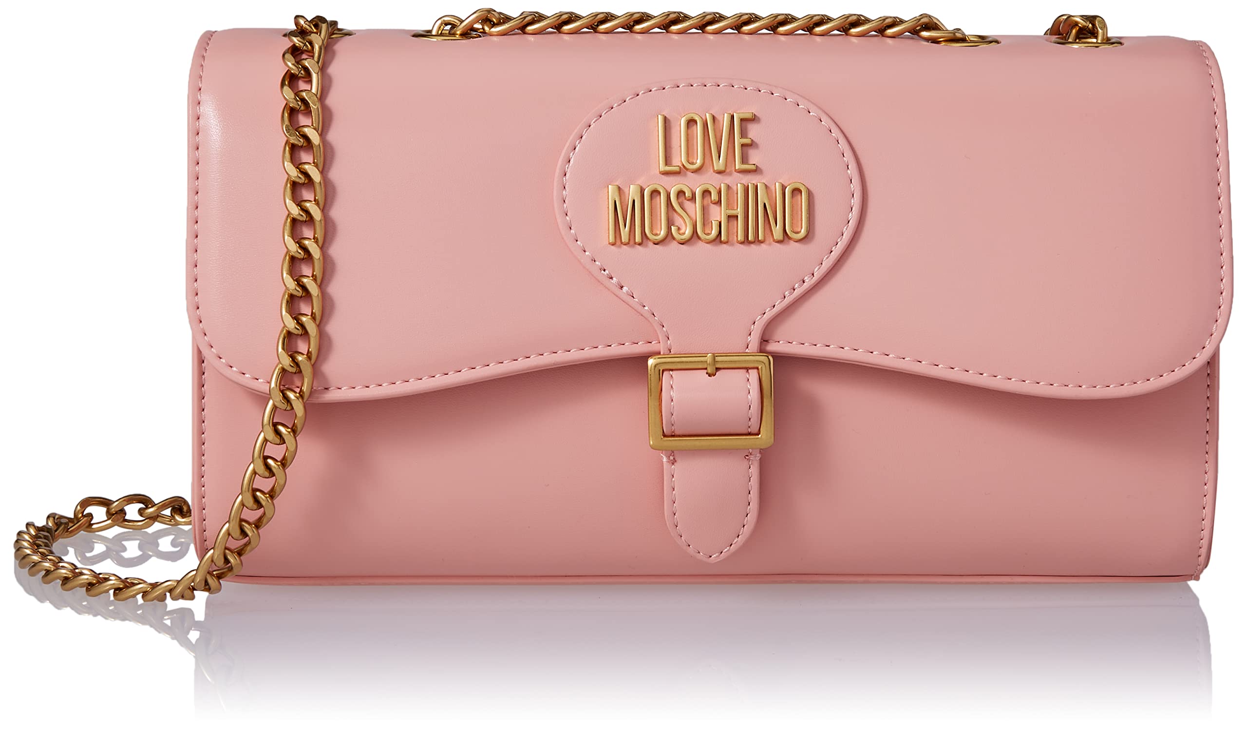 Love Moschino Damen Schultertasche, Rosa