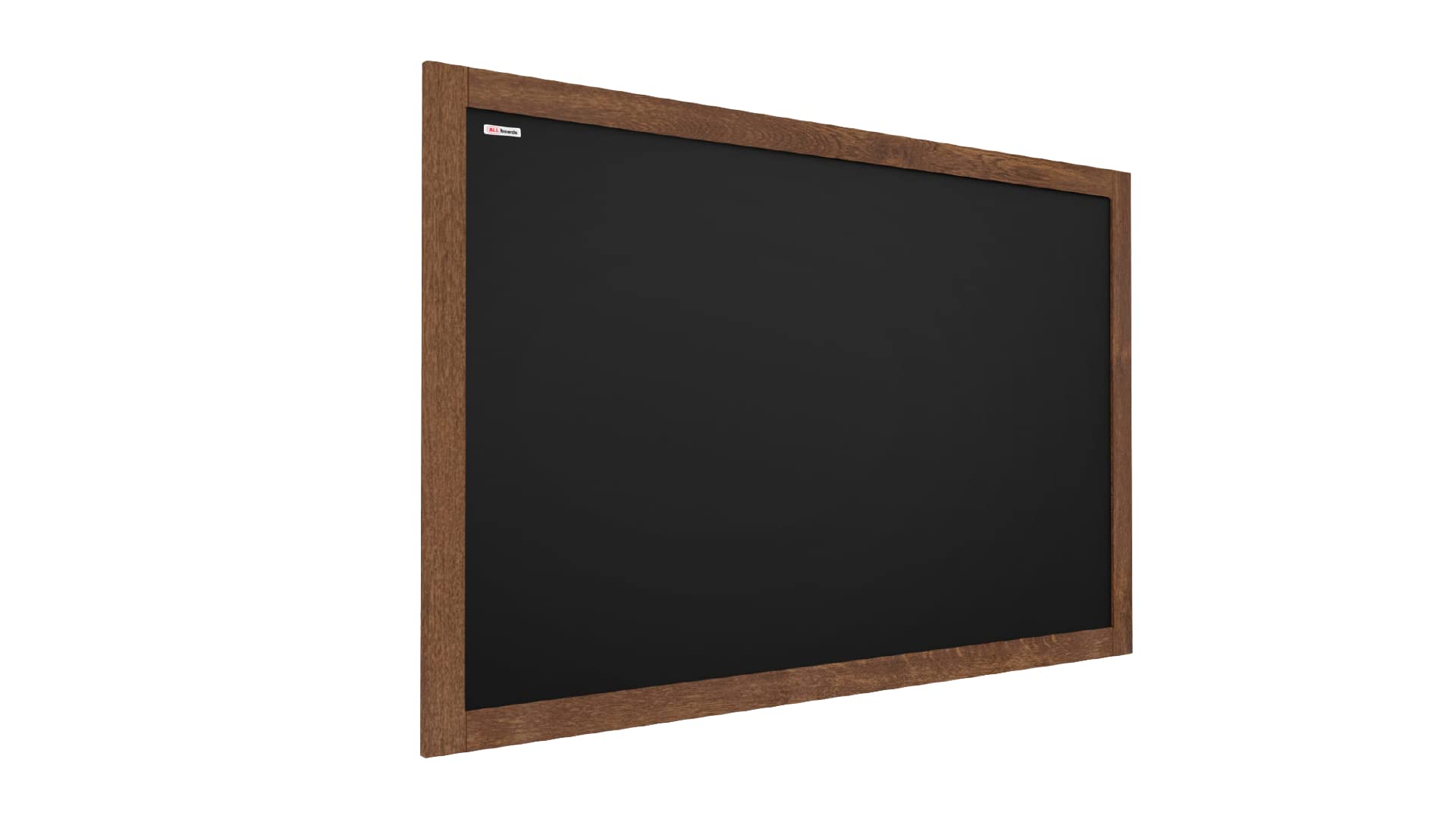 ALLboards Kreidetafel mit lackiertem Holzrahmen 120x90cm, Schwarz, Schreibtafel, Kreide, Schreibtafel zum Aufhängen, Tafel schwarz, Wand Tafel Holz, Tafel gastronomie, Kreidetafel wand