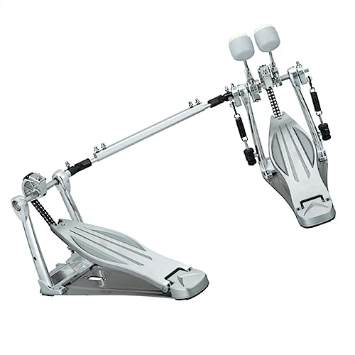 Schlagzeug pedal Schlagzeug-Set, Doppelpedal, Einzelpedal, Hammertrommel, Schritt-Übungszubehör (Color : Double)