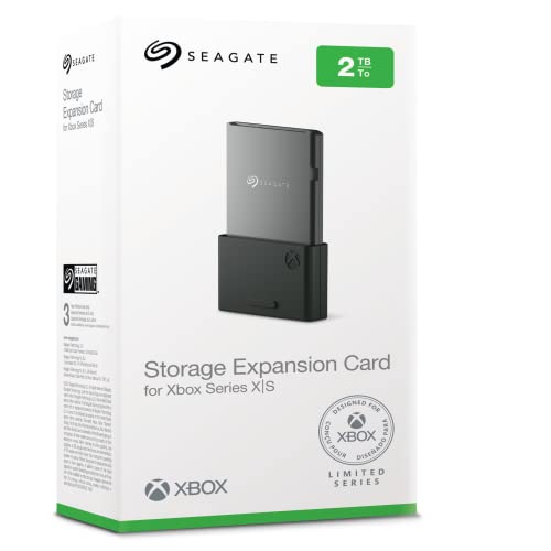 Seagate Speichererweiterungskarte Xbox Series X|S 2 TB SSD, NVMe-Erweiterungs-SDD für Xbox Series X|S, inkl. 2 Jahre Rescue Service, Modellnr.: STJR2000400