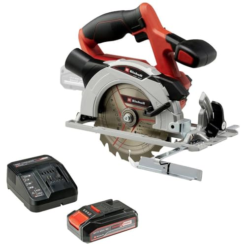 Einhell TE-CS 18/150 Li Akku-Handkreissäge Schnitttiefe max. (90°) 48mm inkl. Akku, inkl. Ladeger�