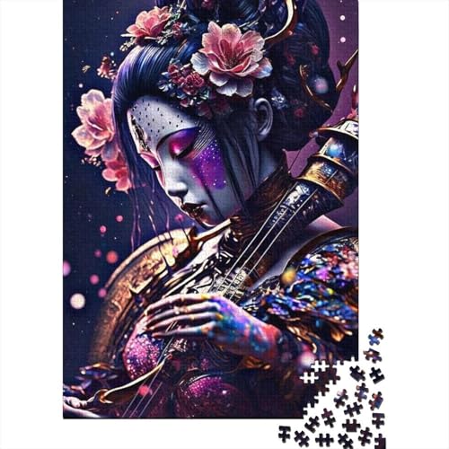 1000 Teile für Erwachsene, schwierige Puzzles, japanische Geisha-Puzzles für Erwachsene und Jugendliche von Difficult Challenging Puzzles, 1000 Teile, 75 x 50 cm