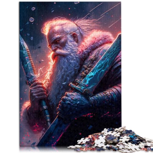 Puzzlespiele KILLER SANTA 1000-teiliges Puzzle für Erwachsene, Holzpuzzle, Spaß für Aktivitäten zu Hause, Geburtstagsgeschenk, Reisegeschenke, 1000 Teile (50 x 75 cm)