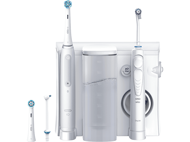 ORAL-B Oral Health Center iO4 Munddusche + Elektrische Zahnbürste Weiß