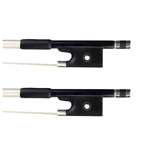 Violinbogen Kohlefaser Geige Bogen Graphit Schwarzer Geigenbogen Für Akustische Elektrogeigeorchester Geiger (Color : 2PCS 1-8 VB)