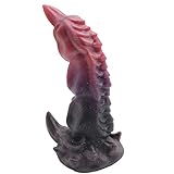 YZBBSH Realistischer Dildo Drachen schwanz Anal Plug mit Starker Saugnapf,24.5 cm Analdildo silikon Weichen Penis für Anal G-Punkt Stimulation für Frauen und Männer