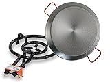 Garcima m285623 Paella-Pfanne 400 mm mit Paella-Pfanne 420 M