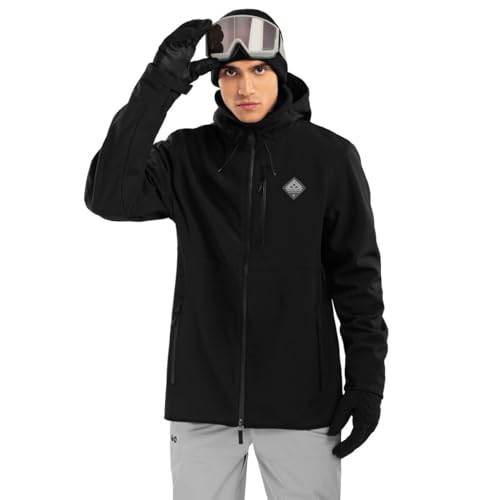 SIROKO - Softshell Jacke für Schnee W2 Mckinley - XS - Schwarz