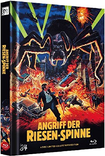 Angriff der Riesenspinne - Uncut/Mediabook (+ DVD) (+ CD-Soundtrack) (+ Bonus-Disc) [Blu-ray] [Limited Collector's Edition]