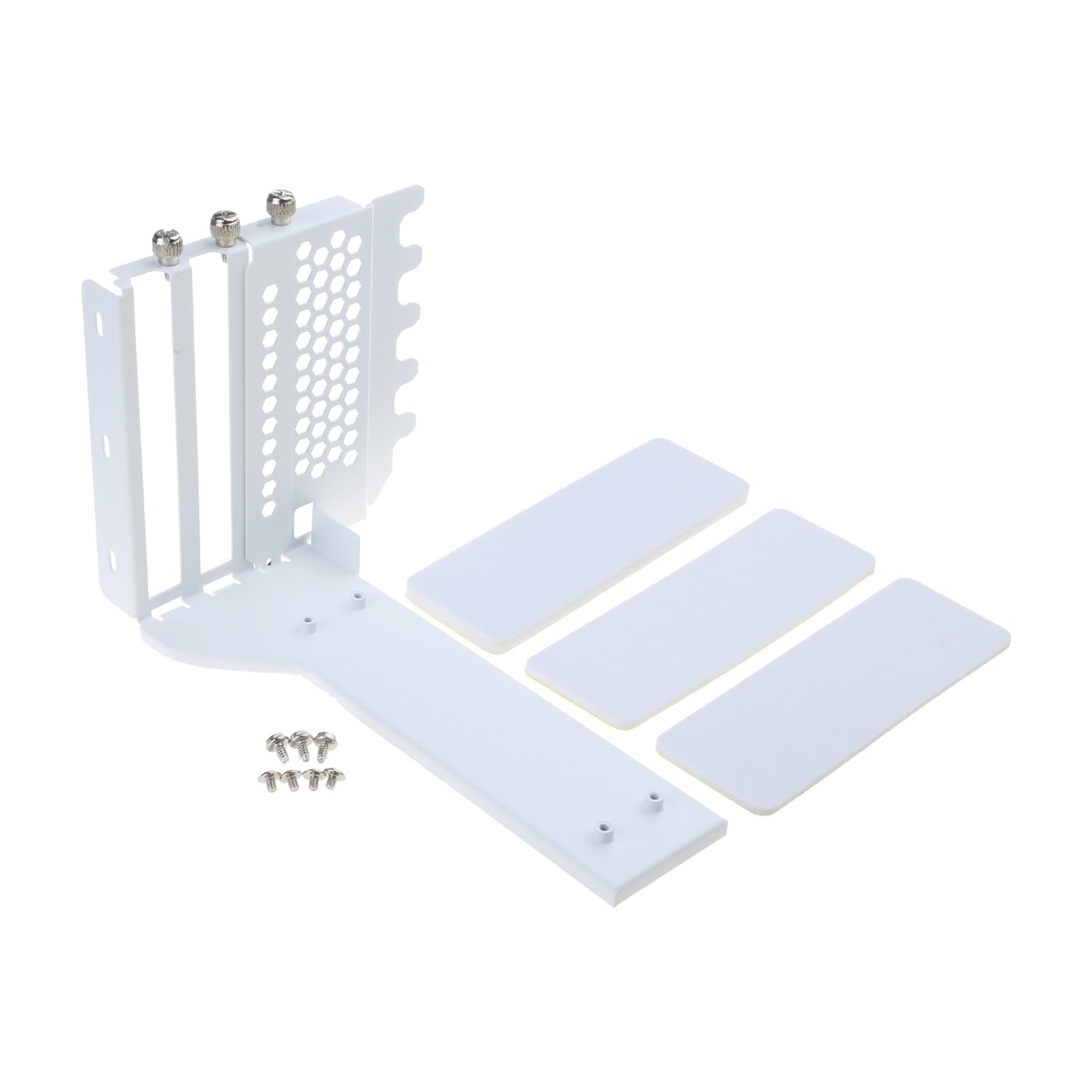 HDKEAN PCI-E X16 Grafikkarten-Halterung + GEN4/3 PCIE 16X Verlängerungskabel, 25 cm