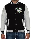 Artshirt-Factory Mighty Ducks Jacke (XL, Schwarz/Weiß)