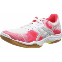 ASICS Damen Gel-Tactic Volleyballschuhe, Weiß (White/Silver 101), 42.5 EU