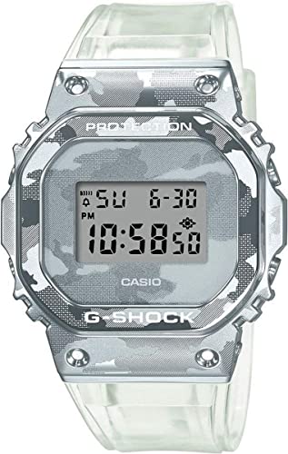 Casio G-Shock GM 5600 Herren Damen Limited Edition Camouflage transparent Crono