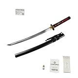 Toshiro Swords Samuraischwert Sakura Ishime Wakizashi Kohlenstoffstahl Metall scharf