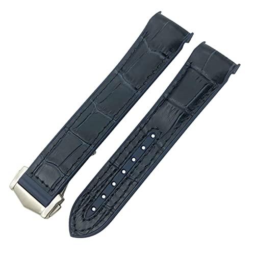 NEYENS Uhrenarmband für Omega Planet Ocean Seamaster Diver 300, spitzer Verschluss, Silikon, Gummi-Nylon-Lederarmband, 19, 20 mm, 22, 21 mm, 22 mm, Achat