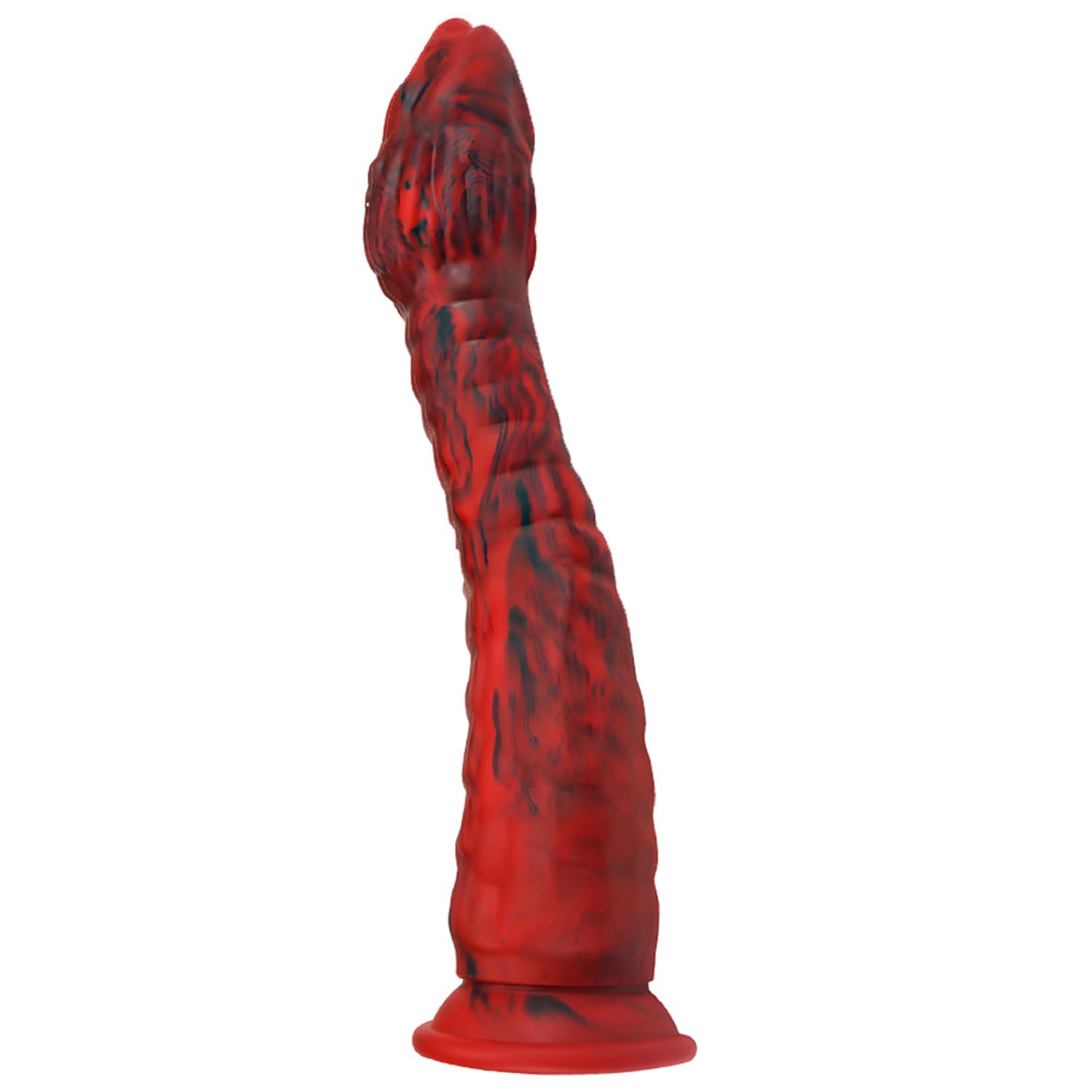 Realistischer Dildo Analdildo Analplug,Monsterdildo Anal Plug G-Punkt Analdildo Prostata Massage Flexibler Realistischer Penis Medium Dildo mit Saugnapf Sexspielzeug für Paare (Red)