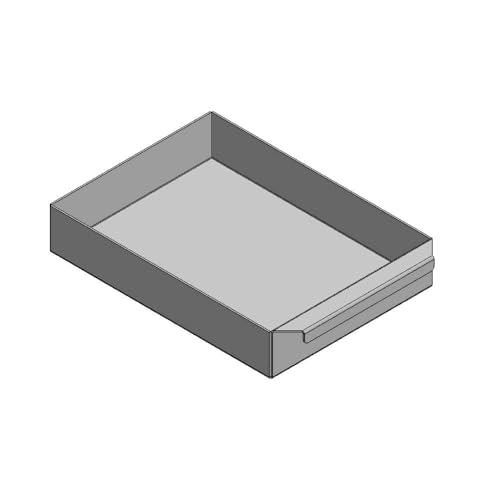 Aschekasten - Für Fireplace Kaminofen Modelle - Aschkasten aus verzinktem Stahlblech - feuerfest & hitzebeständig - Aschekästen Stahl (300x220x55 mm)