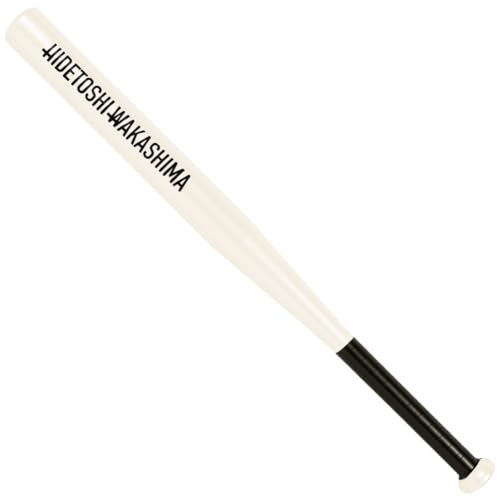 HIDETOSHI WAKASHIMA® Tokyo Baseballschläger aus rostfreiem, legiertem Stahl. Für Anfänger, Hobbyspieler und Profis geeignet, Länge: 28 Zoll (0,71 m), Gewicht: 980 g, in vielen Farben (Beige)