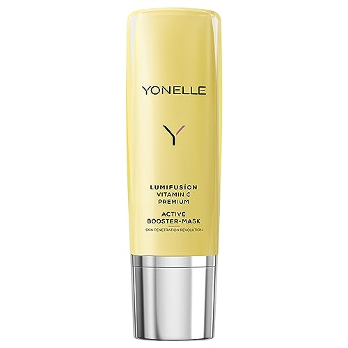 Yonelle Gesichtsmaske mit Vitamin C & YUZU - LUMIFUSION - Collagen Booster - Vegan Feuchtigkeitsmaske für Tag und Nacht - Anti Falten Face Mask - Vegan - 75 ml