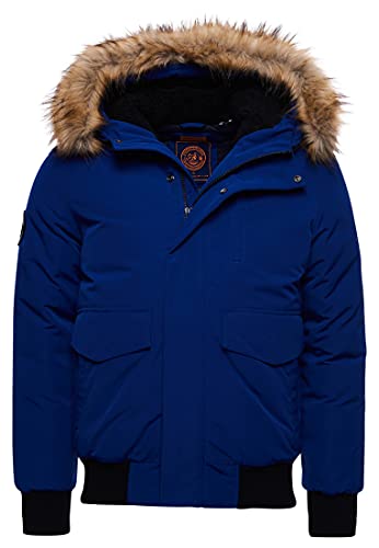 Superdry Mens Everest Bomber Jacket, Cobalt, L