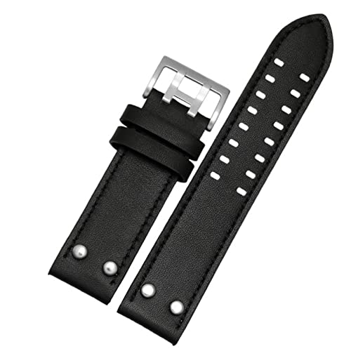 NEYENS Leder-Uhrenarmband, Handgelenk, 20 mm, 22 mm, für Hamilton Aviation H77755533 H77616533, echtes Leder, Herren-Uhrenarmband, 20 mm, Achat