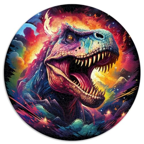 Puzzles Sternennacht Dinosaurier Schwierige Herausfordernde Puzzles 1000 Teile 67,5x67,5cm Lernpuzzles Spiel für Geburtstag, Weihnachten Tolles Geschenk für