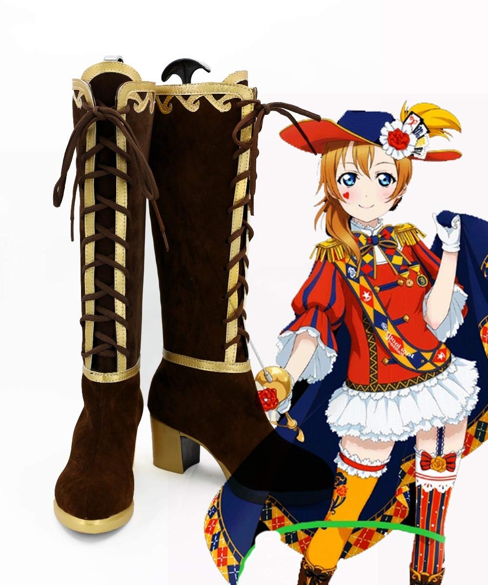 LINLINCD Cosplay wig Lovelive Cosplay Maki Nishikino Eli Ayase Elli Cosplay Stiefel Schuhe Maßgeschneiderte Halloween Karneval 40