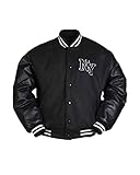 Mil-Tec NY Baseball Jacke m. Patch schwarz Gr.S