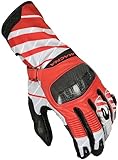 Macna Motorradhandschuhe Krown XXL Schwarz/Rot