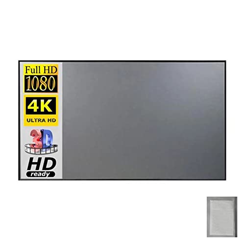 Projektor-Leinwand-Stoff 100 120-Zoll-Leinwand-Projektion Tragbares reflektierendes Tuch - Projektorleinwand(72 inch)