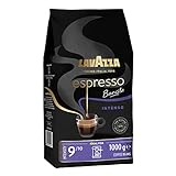 Lavazza, Espresso Barista Intenso, ganze Arabica und Robusta Kaffeebohnen, mit Kakao- und Holzaromen, für einen intensiven Kaffee, Intensität 9/10, mittlere Röstung, 1 kg Packung