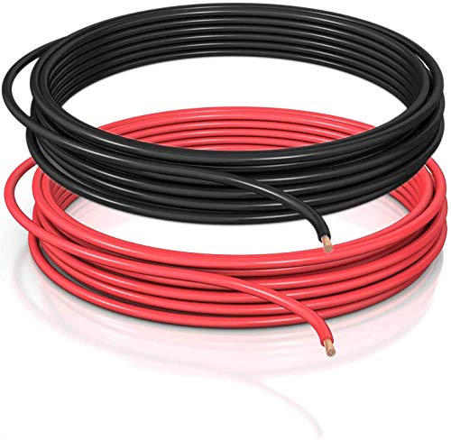 DCSk 2,5mm²- 10m - Fahrzeugleitung FLRY B asymmetrisch - 2,50 mm² - KFZ-Kabel-Litze - Set Farbe rot/schwarz - 10 m Ring