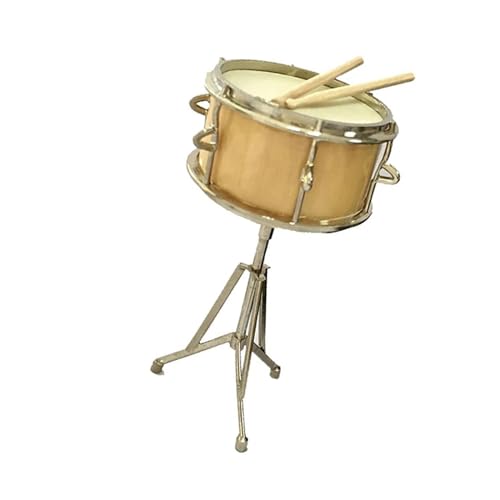 9 Cm Miniatur-Snare-Drum-Modell, Mini-Musikinstrumenten-Zubehör, 9 Cm Können Nicht Gespielt Werden Musikinstrumente Miniatur (Color : 03)