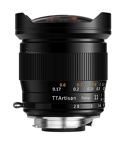 TT Artisan Fisheye Objektiv 11mm f 2.8 Anschluss Sigma Leica L Ultra-Weitwinkelobjektiv für Vollformat im Alugehäuse Bildwinkel 180 Grad