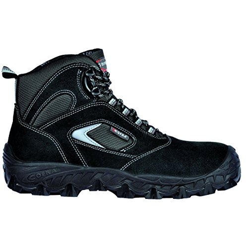 Cofra FW200-000.W38 NEW EGEO S1 P SRC Sicherheitsstiefel, Schwarz, Größe 38