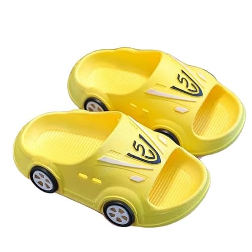 KINZE Kind Hausschuhe Kinderauto-Pantoffeln Sommer Beach Innen- Und Mädchen-Heimschuhe Weiche Nicht-Rutsch-Kinderruhrschuhe-03-30-31 (Innere 18 cm)