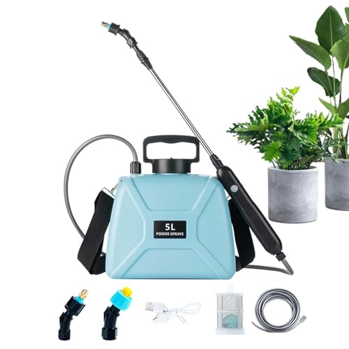 Elektrischer Sprüher - Hofbewässerungssprüher, elektrischer Gartensprüher, tragbarer elektrischer Gartenbewässerungssprüher, wiederaufladbarer Bewässerungssprüher, ergonomischer Griff, Design