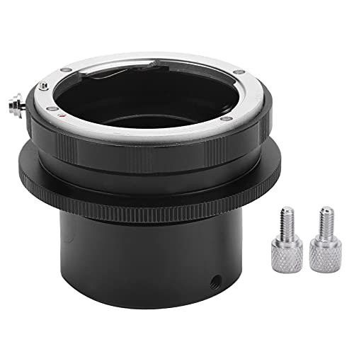 Makro-Objektivadapter für Nikon F-Mount-Objektiv, 1,25-Zoll-T-Mount-Objektivadapter für Alle 1,25-Zoll-Teleskopokulare, 1,25-Zoll-Okular-Teleskop-Kameraadapter für Digitale SLR-Objektive, Manueller Fo