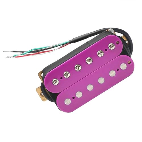 Lila E-Gitarre Humbucker Bridge Pickup Kunststoffspule verstellbare Schraube Gitarrenteile Single-Coil-Tonabnehmer