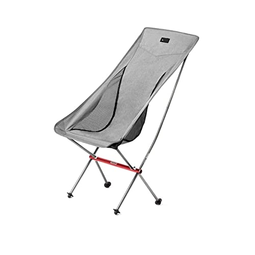 QYZUJIKL Aluminiumlegierung Outdoor Tragbarer Klappstuhl Moon Chair Camping Strandstuhl