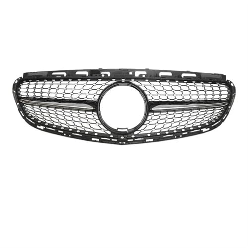 Frontgrills Für Benz E Klasse W212 2009-2015 GT Diamant Styling Grill Tuning Auto Vorderen Stoßfänger Kühlergrill Körper Front Bumper Grille(13-15 Diamond Black)