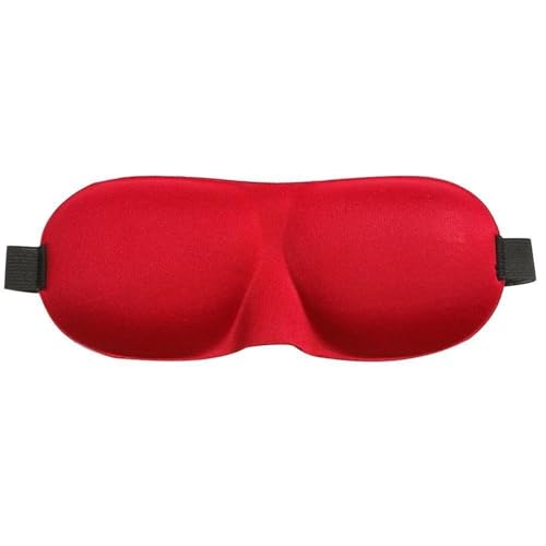 Augenmaske, 3D-Schlafmaske aus Seide, blockiert Licht, Memory Foam, Augenschutz, weich gepolstert, Schlafhilfe for unterwegs (Farbe: 1 Stück, Grün)(Cloor-04)