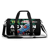 Skateboard Sport Duffel Bag Sporttasche Reisetasche Handgepäck Tasche Schwimmtasche Weekender Bag 45x23x23cm