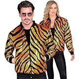 W WIDMANN MILANO Party Fashion - Party Fashion Bomberjacke, Pailletten Jacke, Weste, Party Outfit, Disco, Animal Print