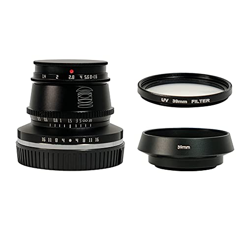 TTArtisan 35 mm F1.4 Manueller Fokus APS-C Format Fixobjektiv für Sony E-Mount-Kameras schwarz