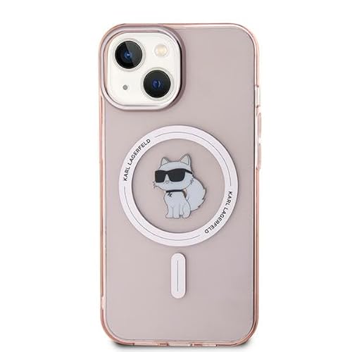 CG Mobile Karl Lagerfeld KLHMP12MHFCCNOP Hülle für iPhone 12/12 Pro 6.1" Rosa hardcase IML Choupette